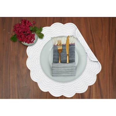 Solid Round Placemat Set of 4 - Set of 4