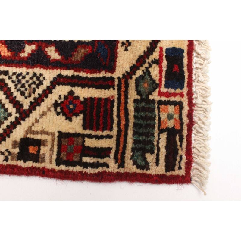 ECARPETGALLERY Hand-knotted Andelz Red Wool Rug - 3'1 x 5'10