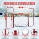preview thumbnail 3 of 5, Zealfeel Hockey Net with Backstop 10x6FT, Pro Goal Set with Targets, Heavy-Duty Steel Frame