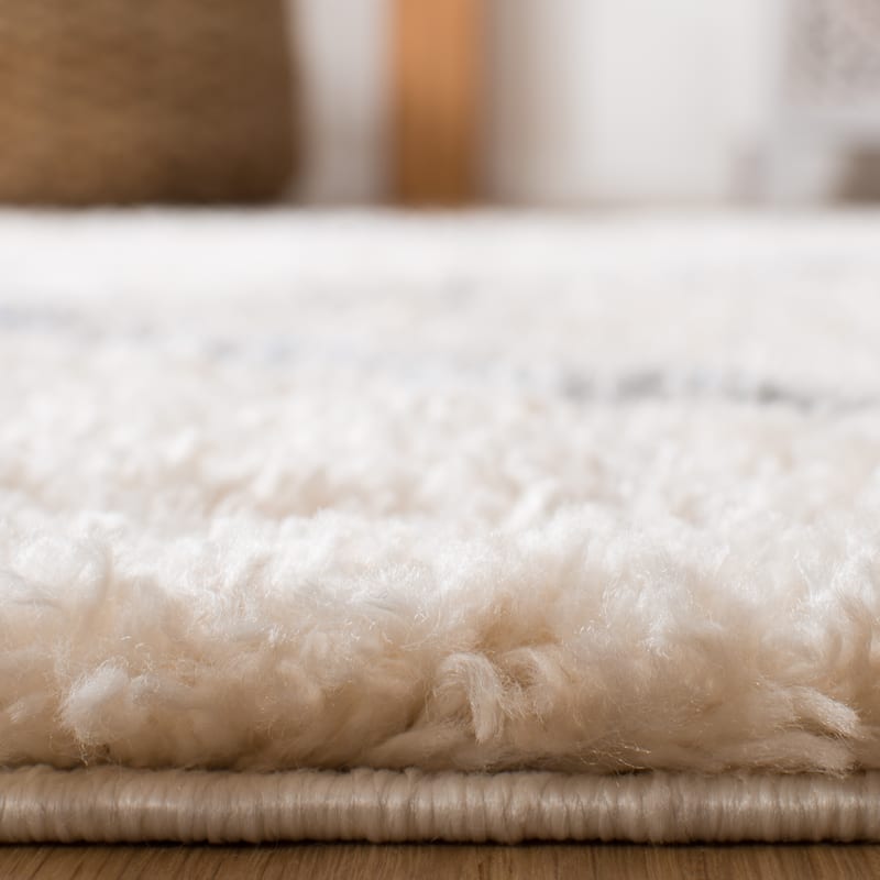 SAFAVIEH Berber Fringe Lozenka Mercedes Trellis Rug