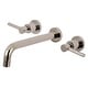 preview thumbnail 23 of 32, Concord 3-Hole Wall Mount Roman Tub Faucet Polished Nickel