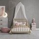 preview thumbnail 4 of 21, Little Seeds Quinn Whimsical Metal Toddler Bed