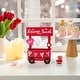 preview thumbnail 2 of 6, Glitzhome 10"H Valentine's Wooden KISSING BOOTH Table Decor - 10''H
