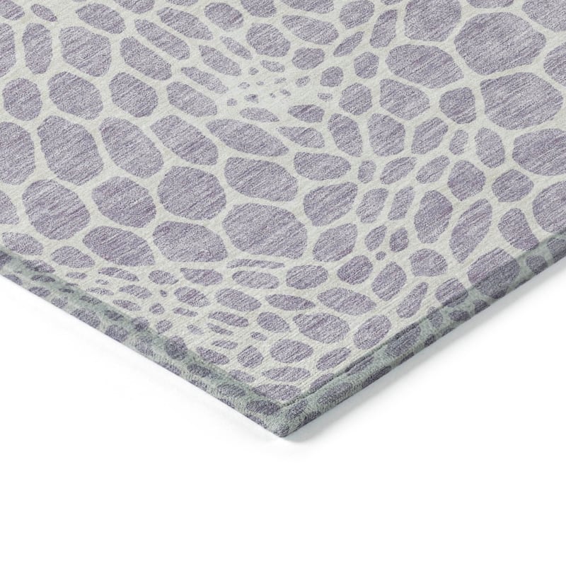 Machine Washable Indoor/ Outdoor Chantille Animal Print Rug