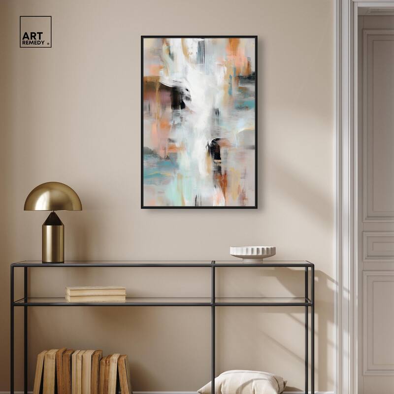 Gilded Mist Canvas by Art Remedy