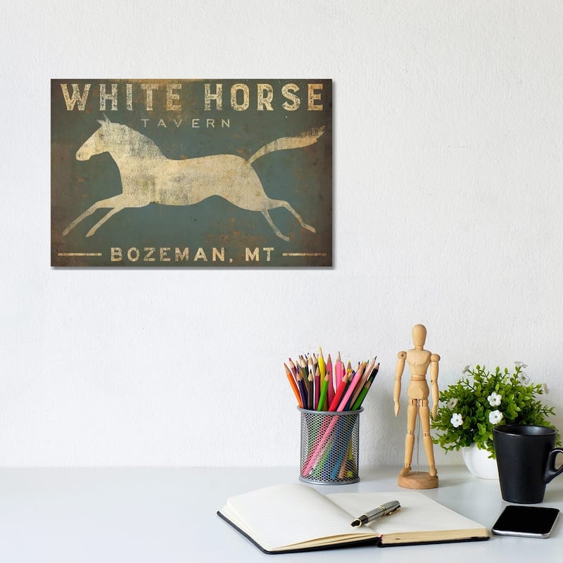 iCanvas "White Horse Tavern" by Ryan Fowler Canvas Print - 8x12x0.75