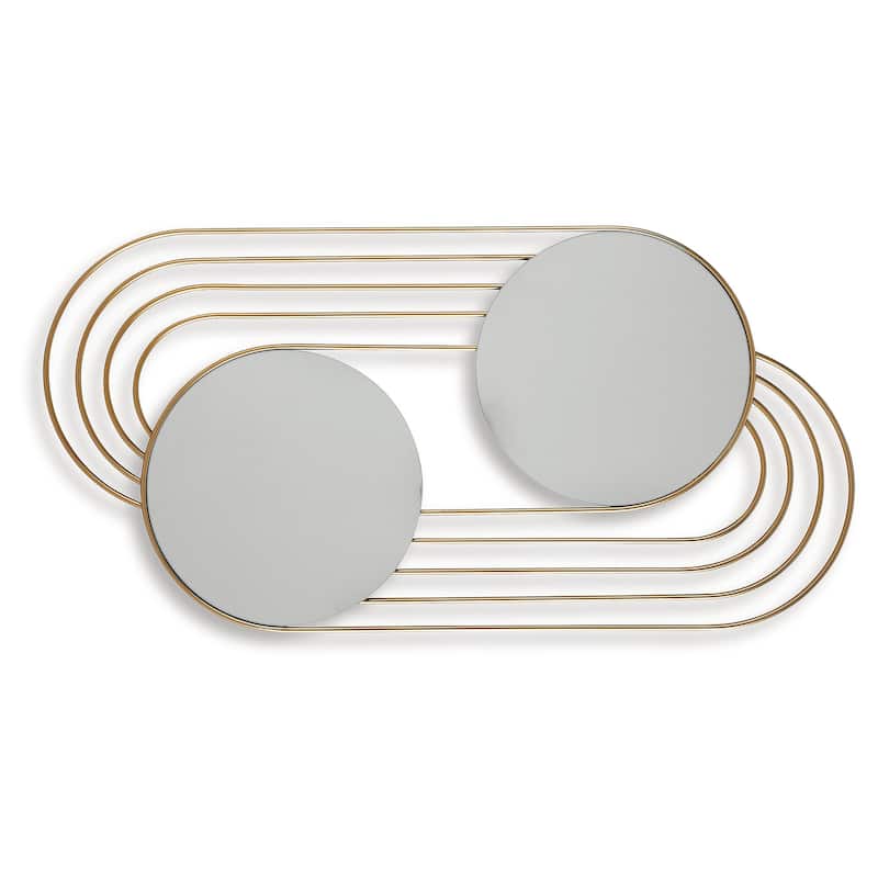 Signature Design by Ashley Warrenley Gold Accent Mirror - 20" W x 1" D x 40" H