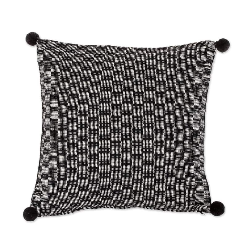 Novica Handmade Mesmerized Cotton Cushion Cover