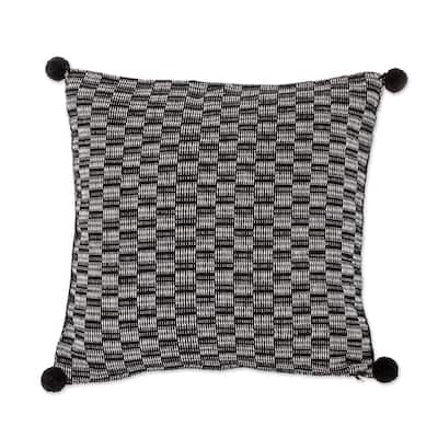 Novica Handmade Mesmerized Cotton Cushion Cover