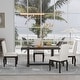 preview thumbnail 10 of 30, Modern Dining Table Set 4 Upholstered Chairs