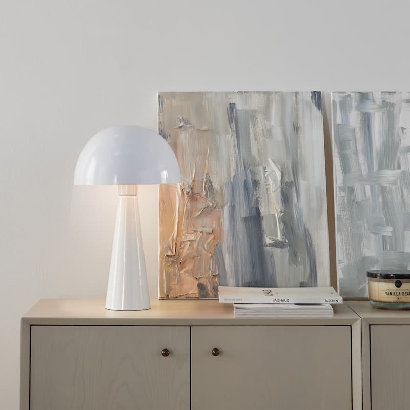 Nourison 16" Mid-Century Mushroom Table Lamp