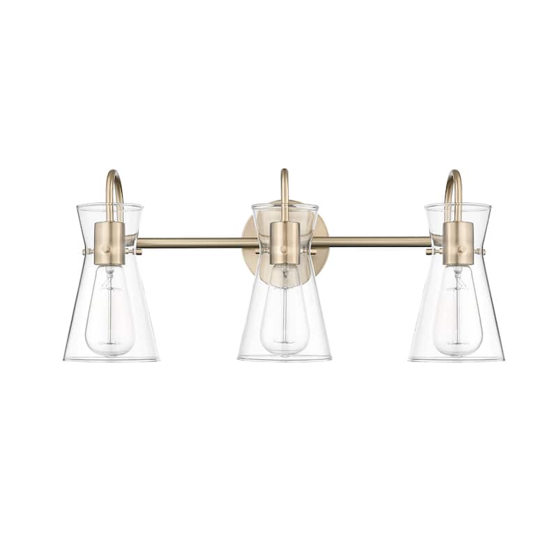 Millennium Lighting Camellia 2/3/4 Light Vanity Fixture - 3 Light - Modern Gold