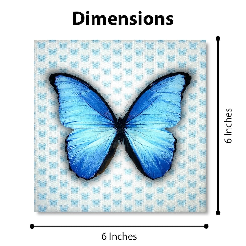 Matashi 5D Multi-Dimensional Wall Art - Custom Made 5D Butterfly Wall Art Print