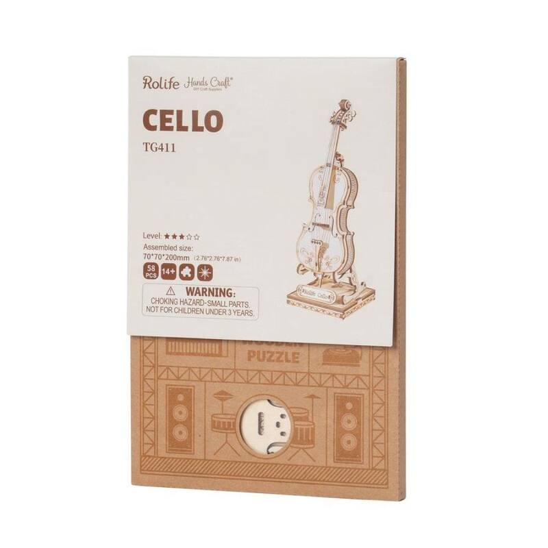 DIY 3D Puzzle - Cello - 58pcs