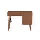preview thumbnail 9 of 15, 39" Wood Bohemian Vanity Set with USB Ports, 4 Drawers and Rattan Accents and Cushioned Stool