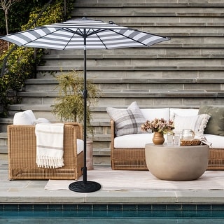 bed bath and beyond patio table umbrellas 4, Umbrella Hole Outdoor Dining Sets