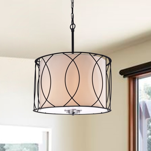 Metal drum pendant shade deals