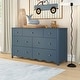 preview thumbnail 4 of 42, Sutton 7 Drawer Dresser Misty Blue