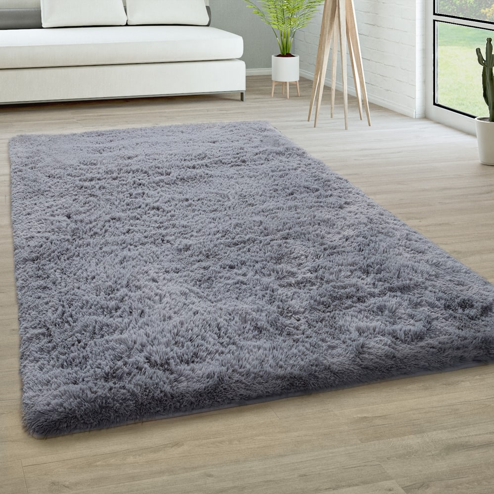 Modern Shag Rug Soft & Fluffy In Solid Colors