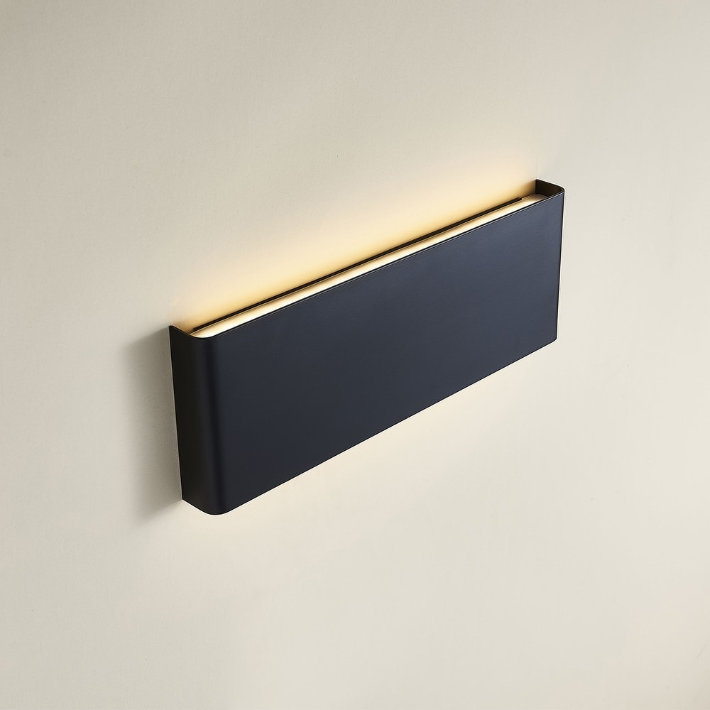 Long Streak Led Wall Sconce 24 Inch Black