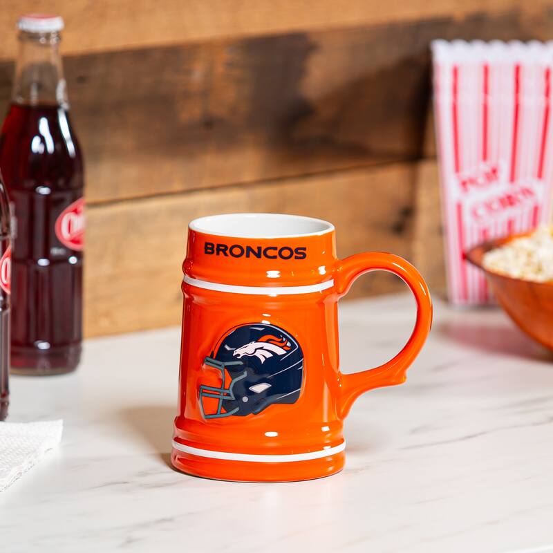 Denver Broncos 24 oz Ceramic Stein Mug