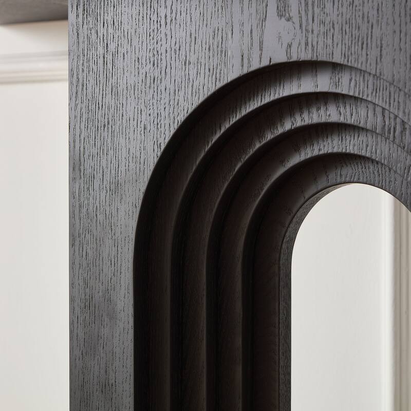 Narrow Console Table with Unique Loopback Design, Modern Design MDF Sofa Table Entrance Table for Hallway, Entrance,Apartment ,