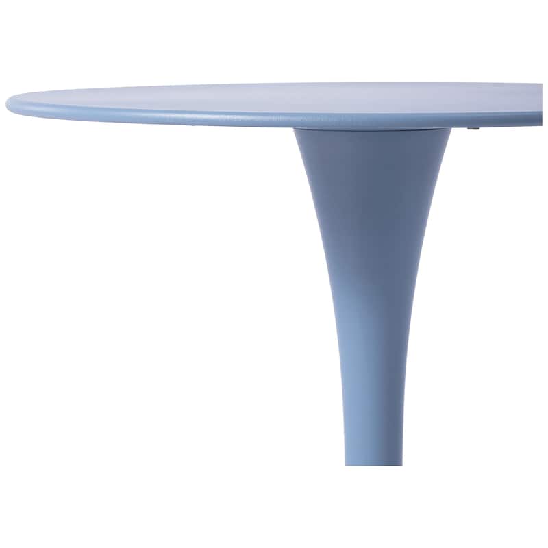 Frond and Form 23.5 Inch Outdoor Steel Dining Table