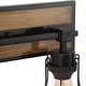 preview thumbnail 5 of 9, Ino Farmhouse 3-Light Linear Bathroom Vanity Lights Wood Grain Wall Sconce - 21"L x 11.5"H x 6" D