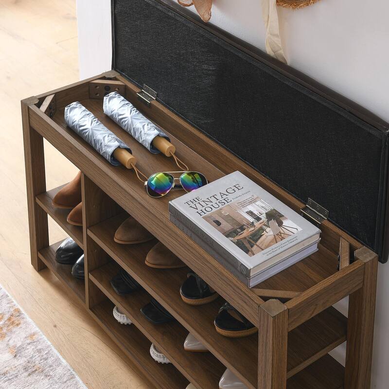 Height-Adjustable Long Shoe-Changing Bench