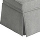 preview thumbnail 62 of 152, Rectangle Chenille Upholstered Storage Ottoman