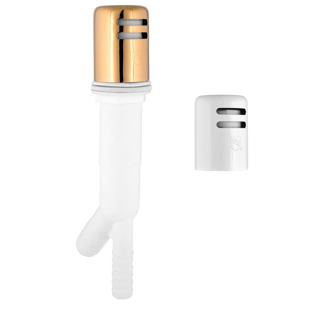 Design House 583872 Metal and ABS Air Gap with Cover - Satin Gold