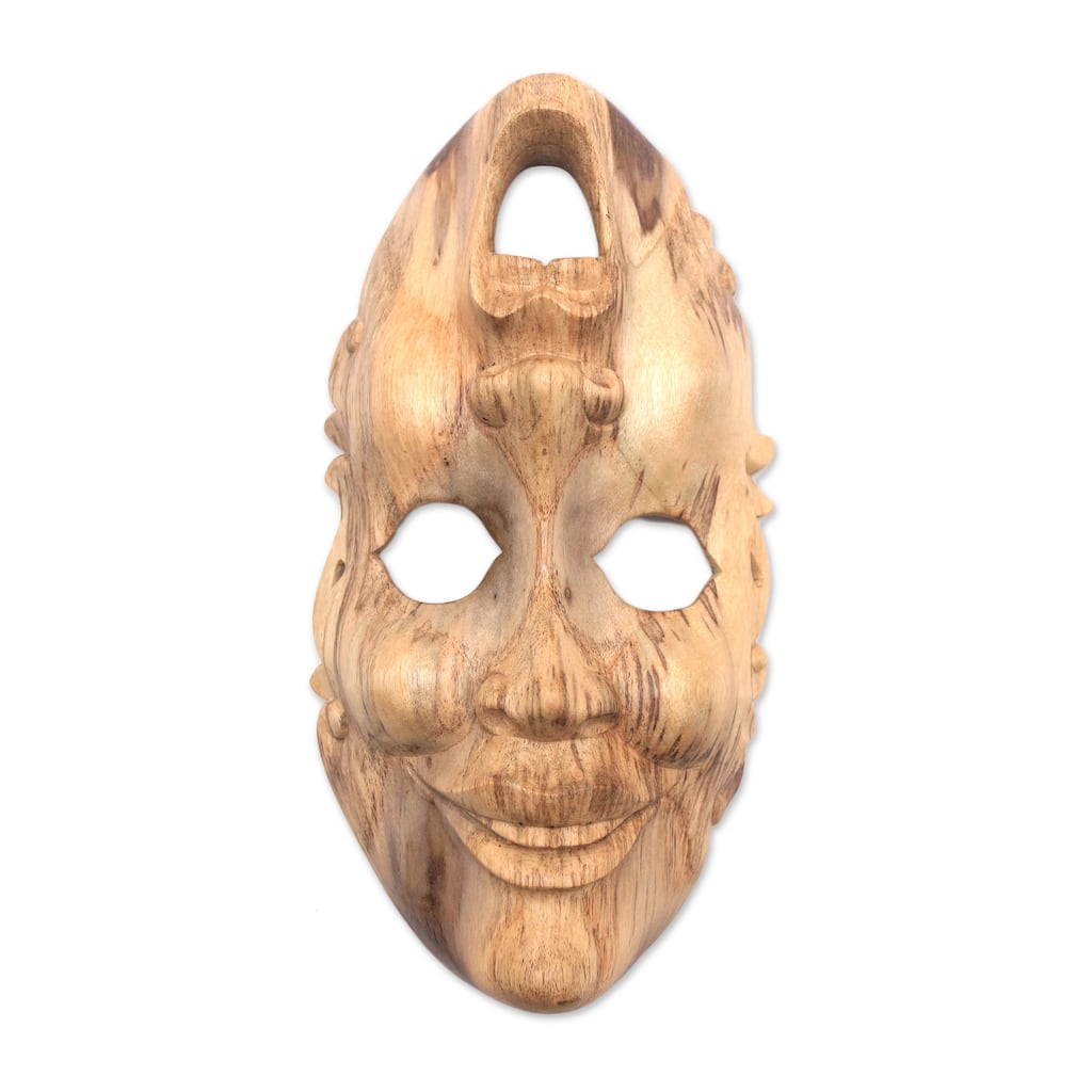 Novica Handmade Two Faces Wood Mask