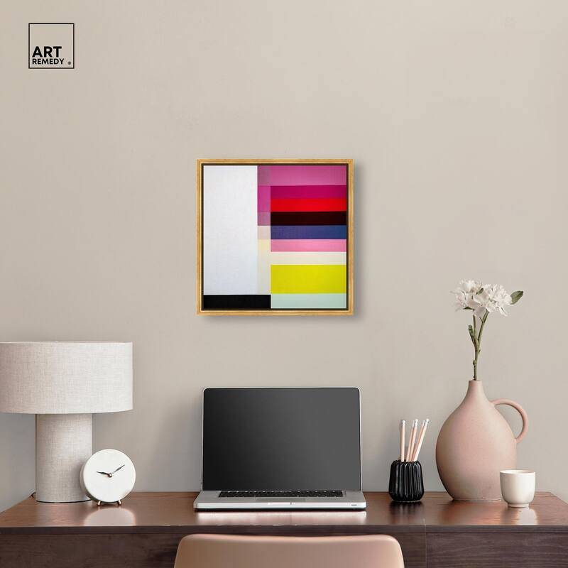 Quadratic Composition Canvas by Art Remedy