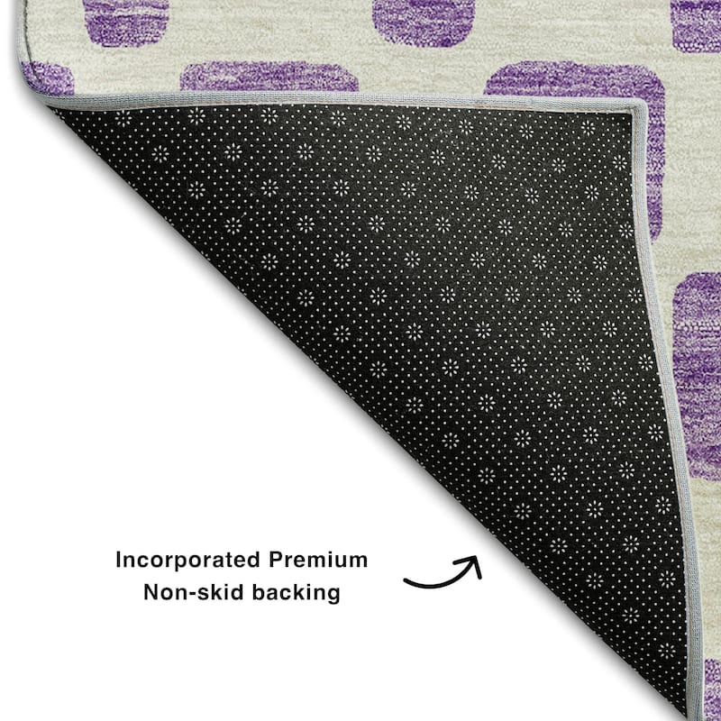 Premium Washable Super Soft Modern Hope Mayfield Rug