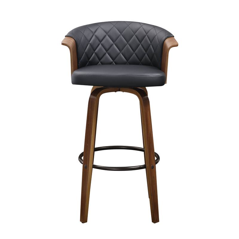 Art Leon Mid-century Modern Swivel Counter Stools (Set of 2)