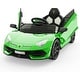 preview thumbnail 11 of 32, 12V Ride Electric Car for Kids, Licensed Lamborghini Vehicles Battery Powered Sports Car Green