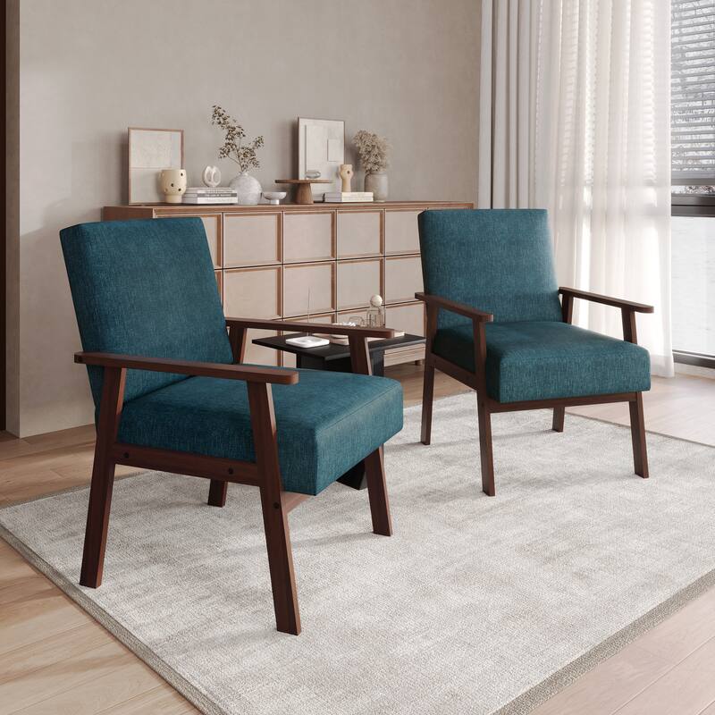 CraftPorch Minimalist 2-Pieces Accent Chairs