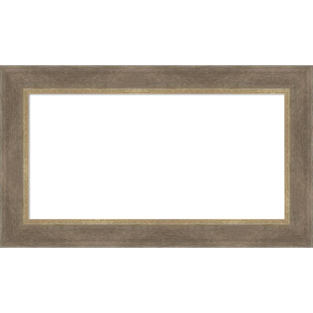 Driftwood Tan Framed Dry Erase Magnetic Board