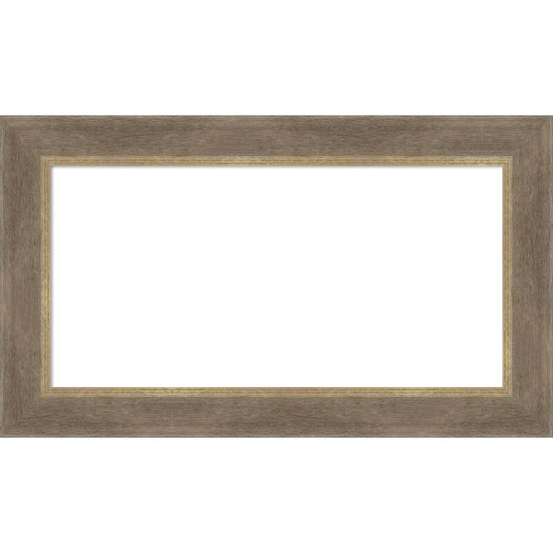 Driftwood Tan Framed Dry Erase Magnetic Board