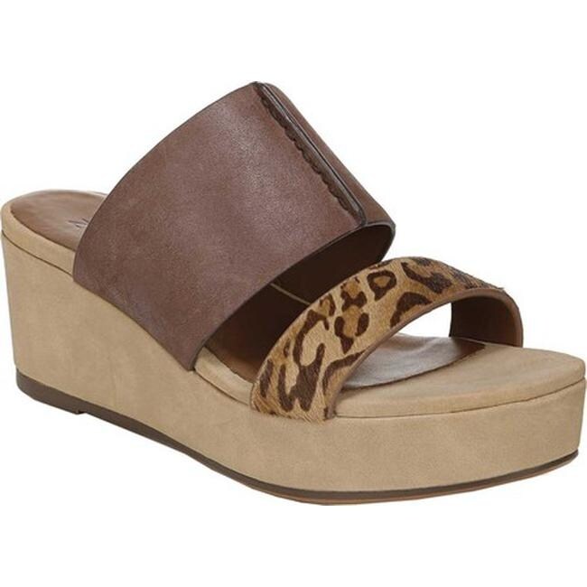 Women/'s Naturalizer Ursa Platform Wedge Sandal Dusty Rose Waxy Nubuck