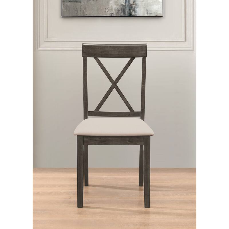 Damaris 7-pieces Dining Table and Chair - 6 Chairs Only - Taupe