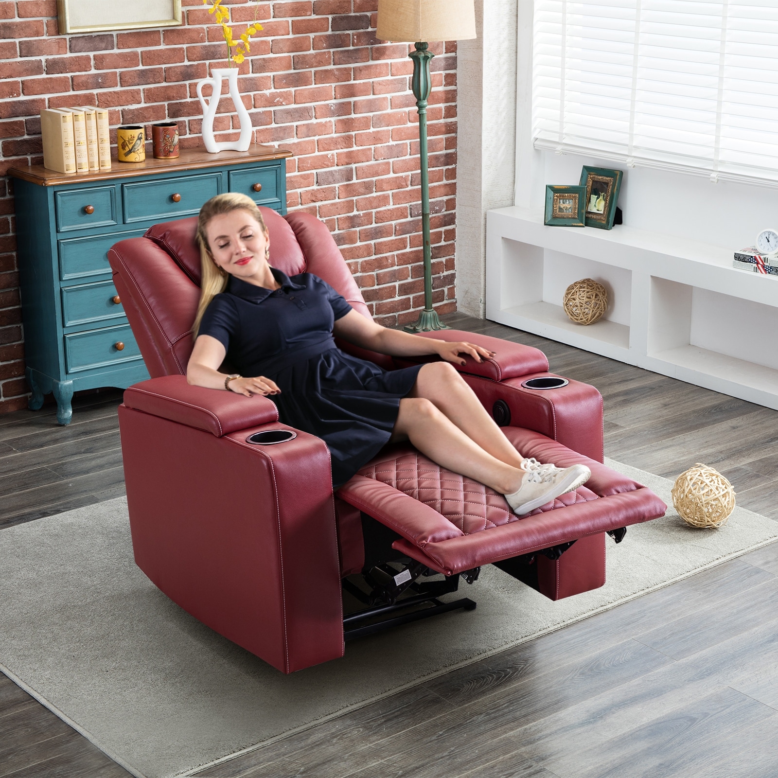 Power recliner discount with usb port