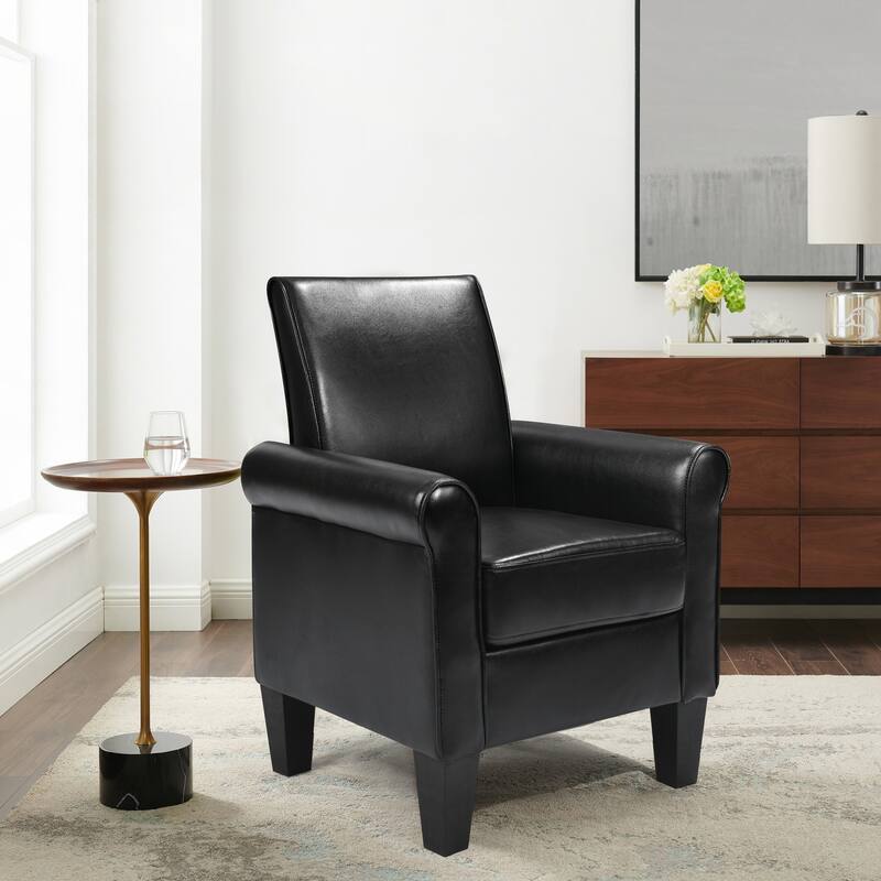 Accent Chairs, Comfy Sofa Chair, Black