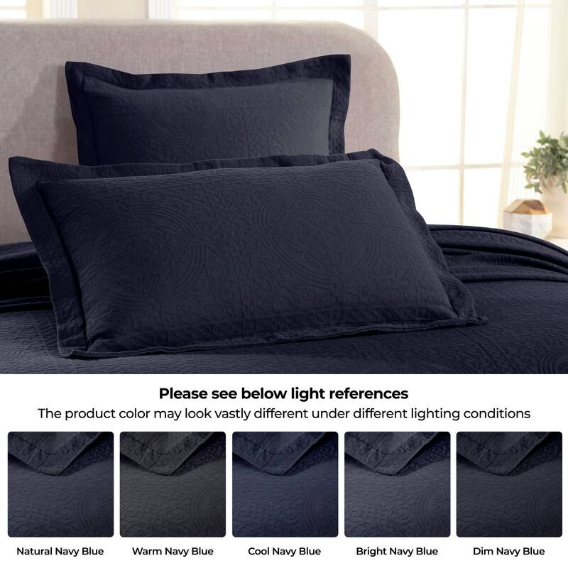 Superior Fleur De Lis Cotton Decorative Bedspread Set