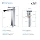 preview thumbnail 9 of 16, Waterfall Lead-free Solid Brass Single Handle Bathroom Sink Faucet