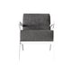 preview thumbnail 20 of 47, CraftPorch Chic Modern Velvet Upholstered Chair Grey
