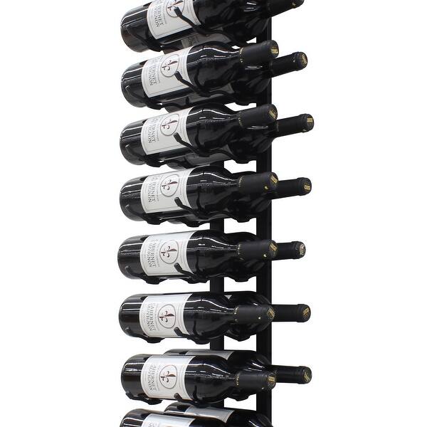 Epic Wall Mounted Metal Wine Rack in Black Bed Bath & Beyond 33589899