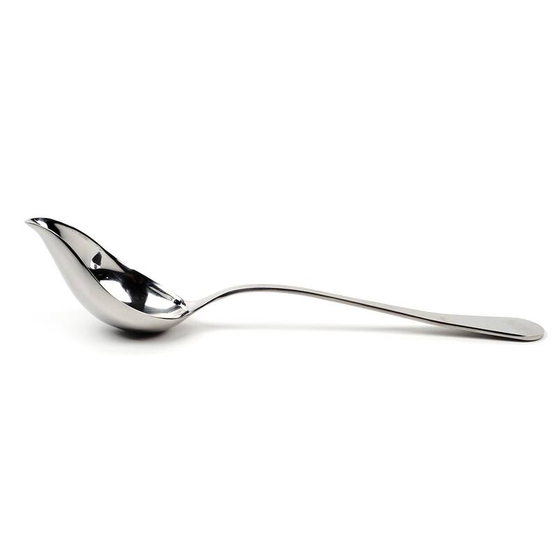 Stainless Steel Sauce Spoon - 9x1-3/4x2-Inch