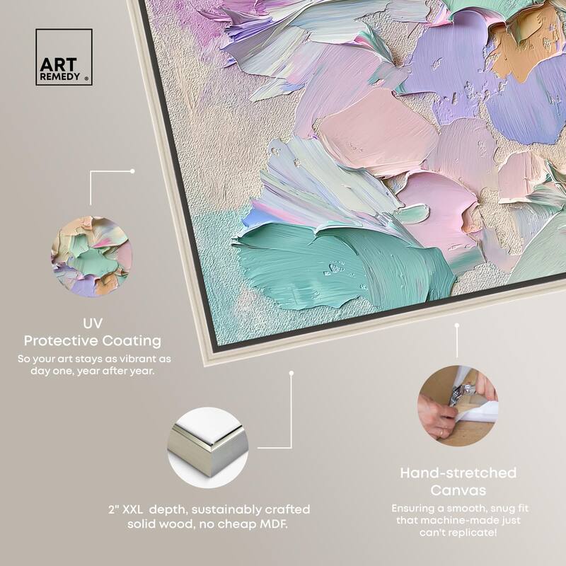 Flowing Mousse II Canvas by Art Remedy