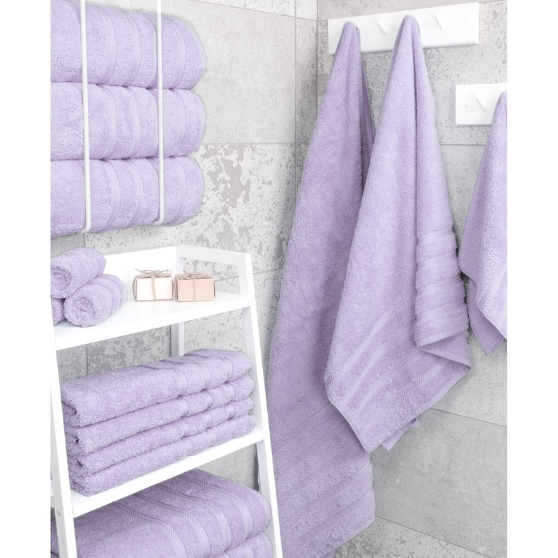 American Soft Linen 100% Cotton Turkish Bath Towels Large, 4 Pack Luxury Hotel Spa Quality Turkish Bath Towels Bathroom Sets